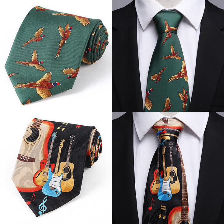 Kreative Herren Krawatte mit Cartoon-Motiv