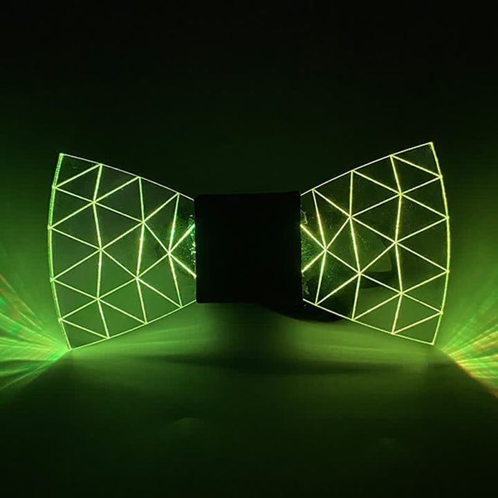 7 Farben Neon LED Diamantmuster Acryl Fliege