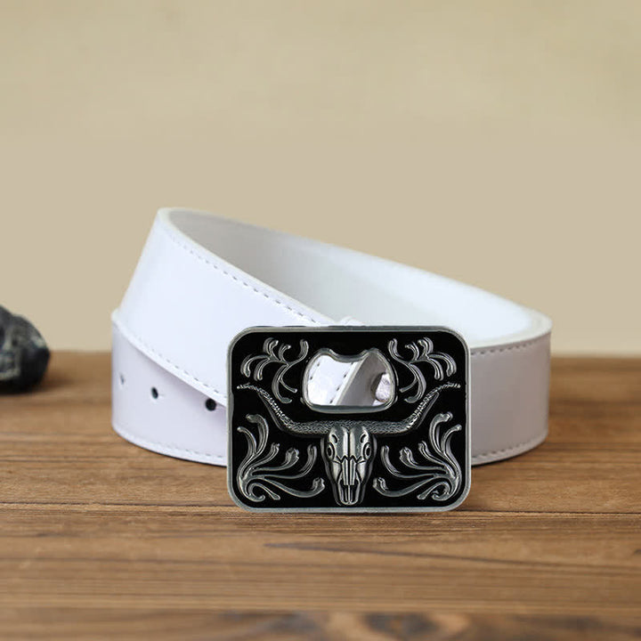 Männer DIY Öffner Schnalle Ledergürtel