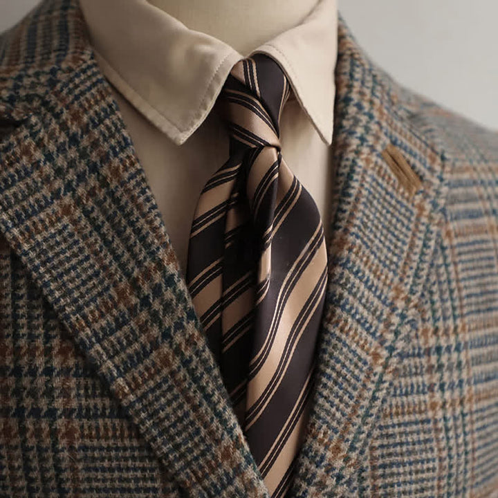 Klassische tägliche Bürokrawatte für Männer mit Streifen