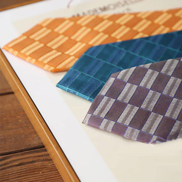 Retro Krawatte im geometrischen Straßenstil für Herren