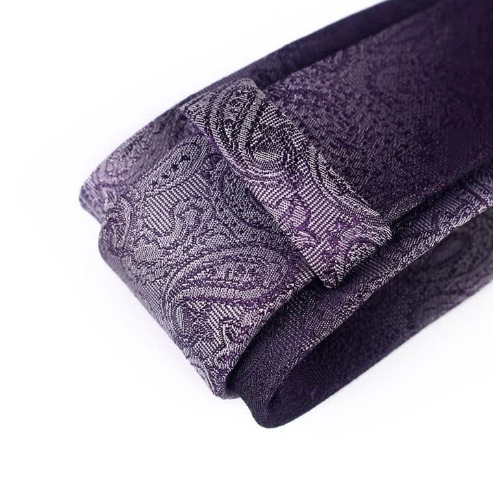 3-teiliges Gradienten Farb Paisley-Krawatten-Set für Herren