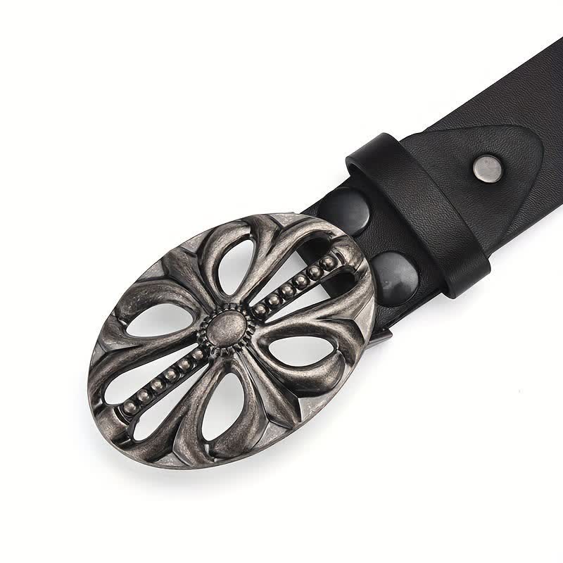 Bohemian Vintage Skelettierter Ledergürtel im Boho-Stil