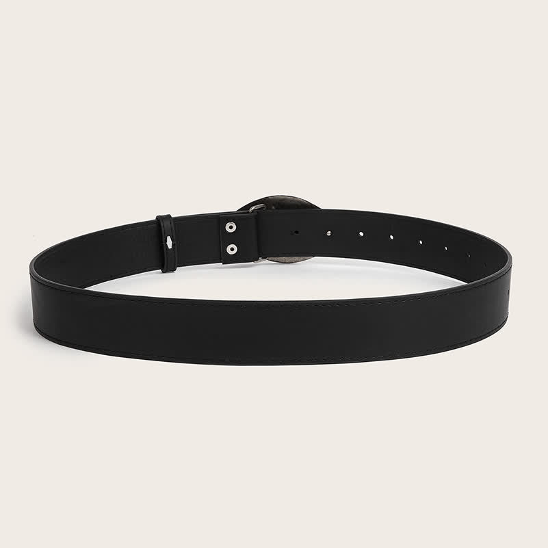 Damen Bohemia Türkis blattförmige Schnalle Ledergürtel