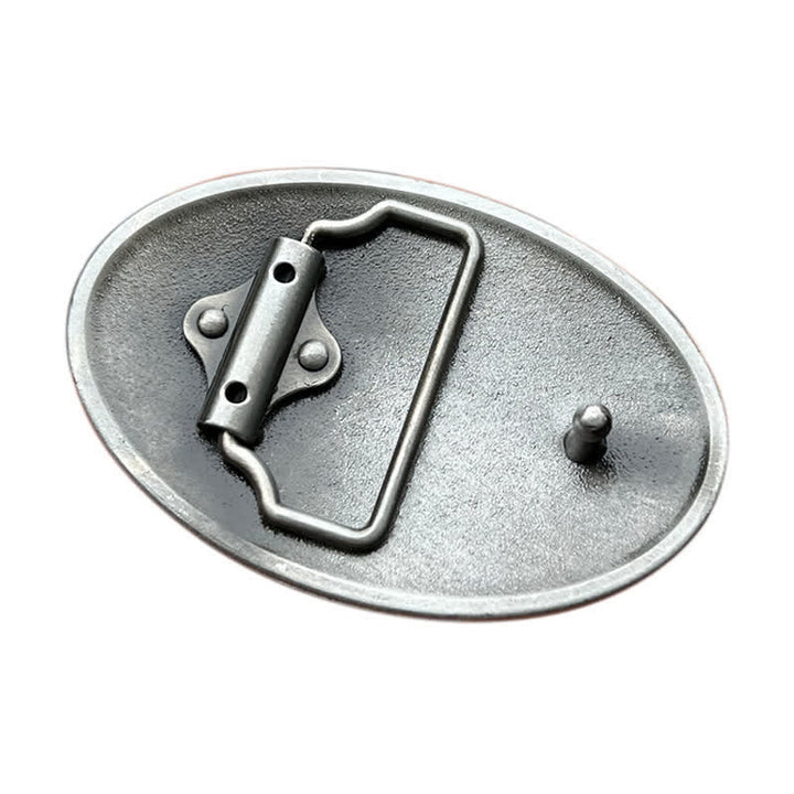 Herren DIY Wikinger Keltischer Knoten Schnalle Ledergürtel