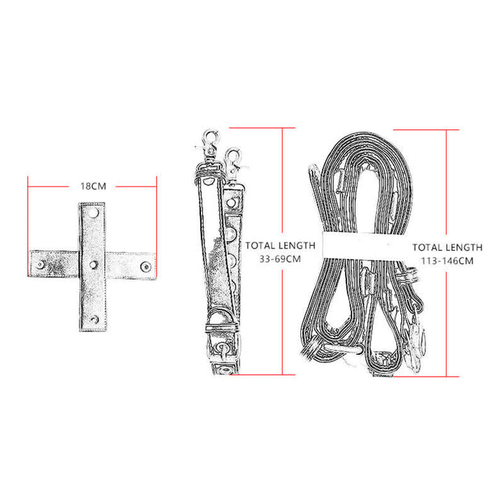 Umwandelbare Schulter-Taillen-Beintasche mit Totenkopfmuster