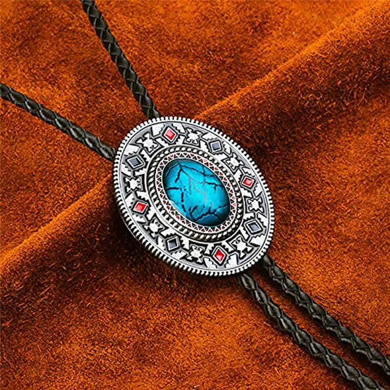 Klassische Native Indianer-Totem-Bolo-Krawatte