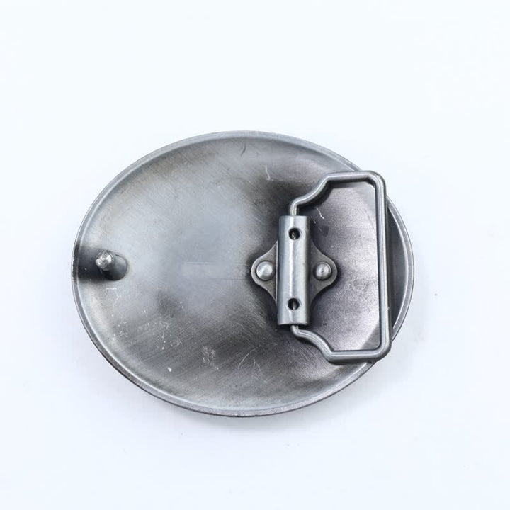 Männer DIY Western Cowboy Türkis Schnalle Ledergürtel