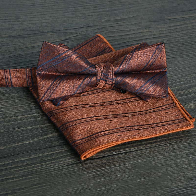 2-teiliges Männer Blumenkreise formales Hochzeitsfliegen-Set