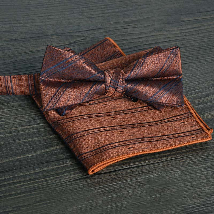 2-teiliges Männer Blumenkreise formales Hochzeitsfliegen-Set