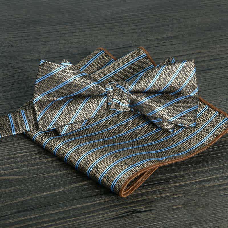 2-teiliges Männer Blumenkreise formales Hochzeitsfliegen-Set