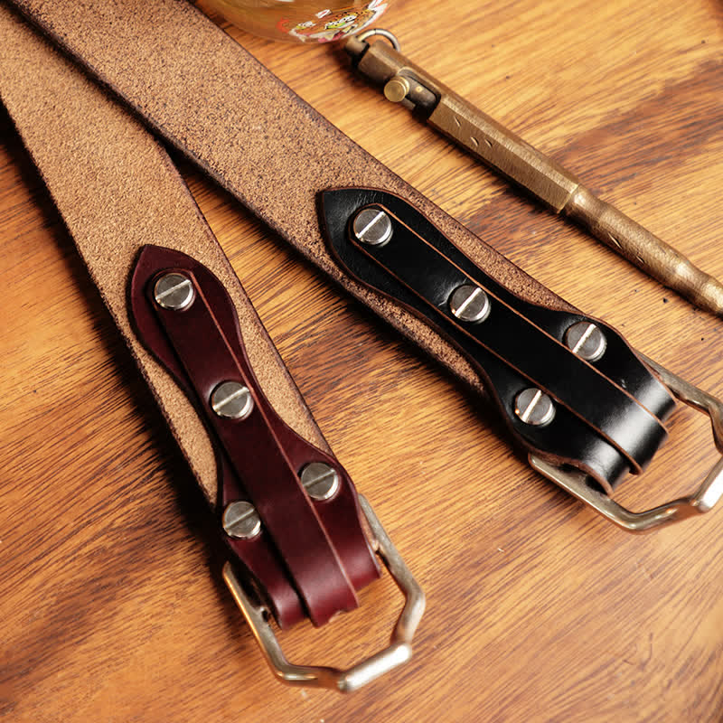 Abenteuerlicher westlicher Kavallerie-Ledergürtel für Männer