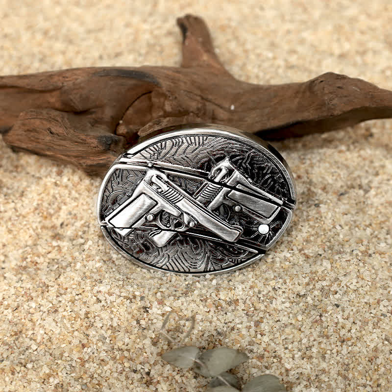 Einzigartiges Design DIY Verstecktes Klappmesser Ledergürtelschnallen Bundle Set