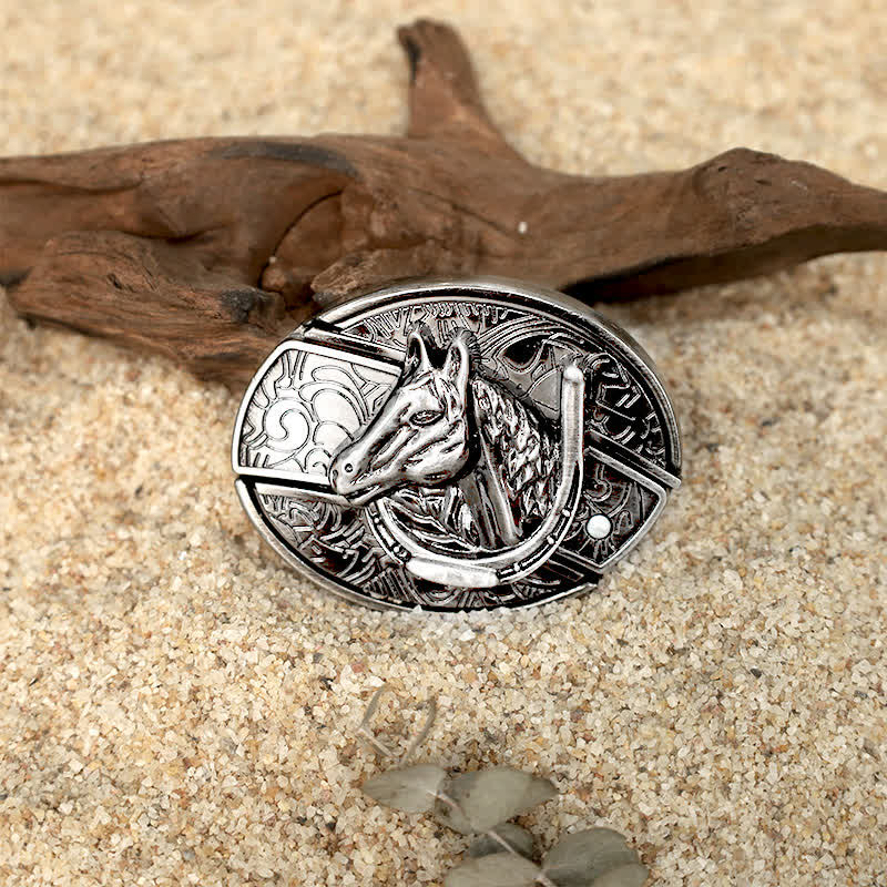 Einzigartiges Design DIY Verstecktes Klappmesser Ledergürtelschnallen Bundle Set