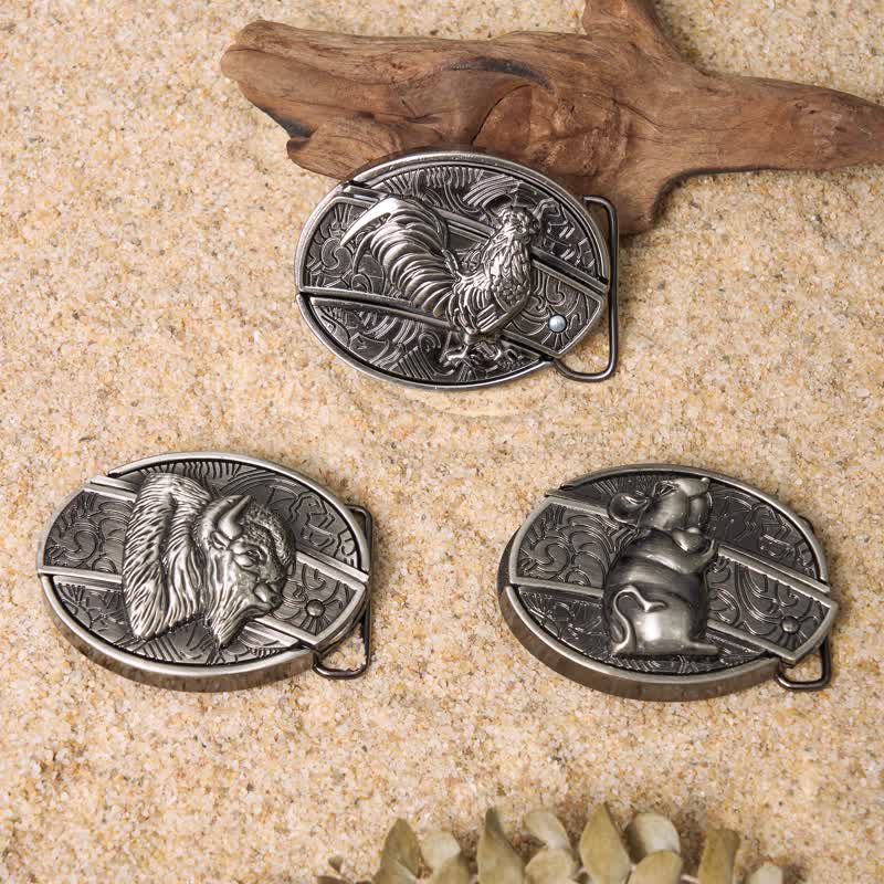 Wild Life DIY Verstecktes Klappmesser Ledergürtelschnallen Bundle Set