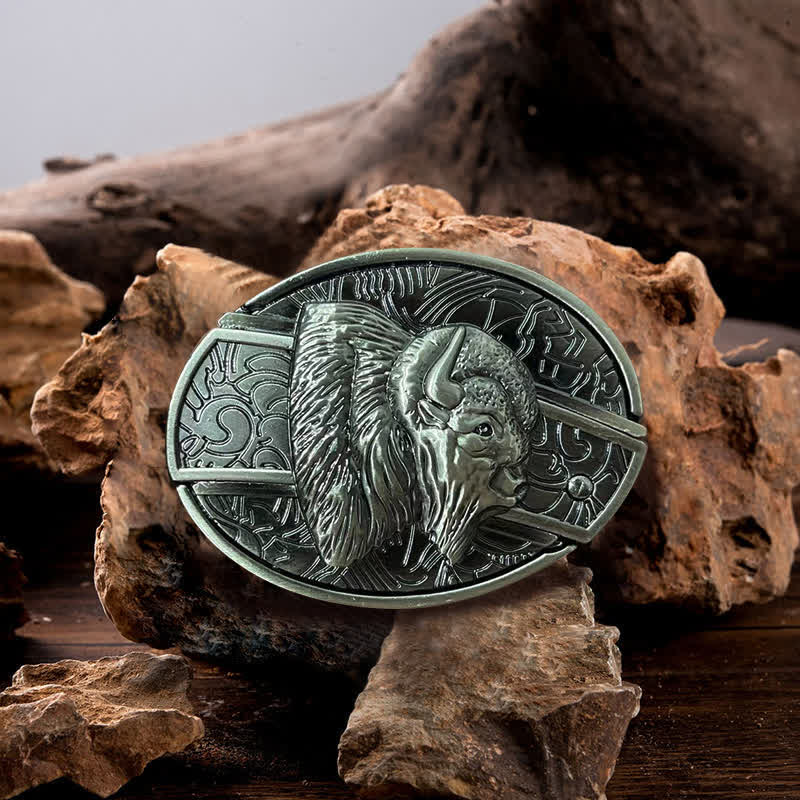 Wild Life DIY Verstecktes Klappmesser Ledergürtelschnallen Bundle Set