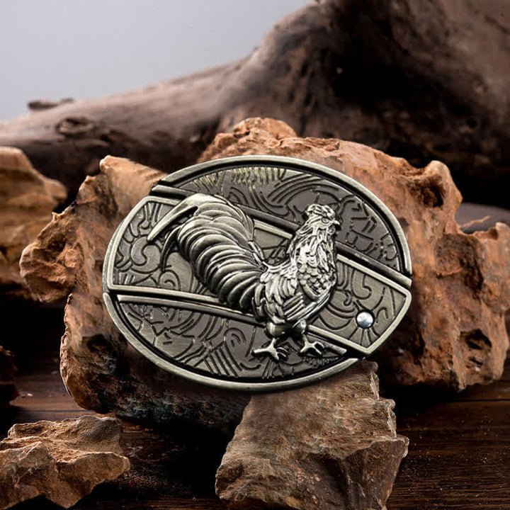 Wild Life DIY Verstecktes Klappmesser Ledergürtelschnallen Bundle Set