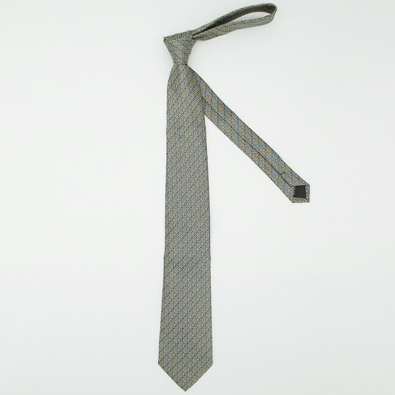 3 Stück Herren Krawatten Set mit kariertem Muster