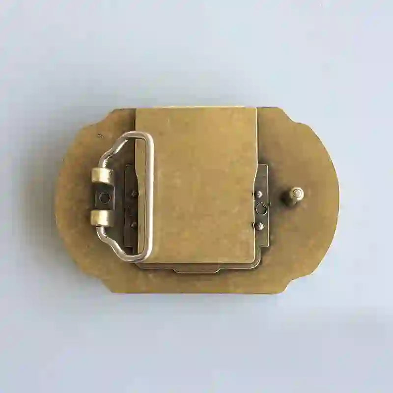 Adler USA Flagge DIY Verstecktes Messer Gürtelschnalle Feuerzeug Bull Ring Bundle Set