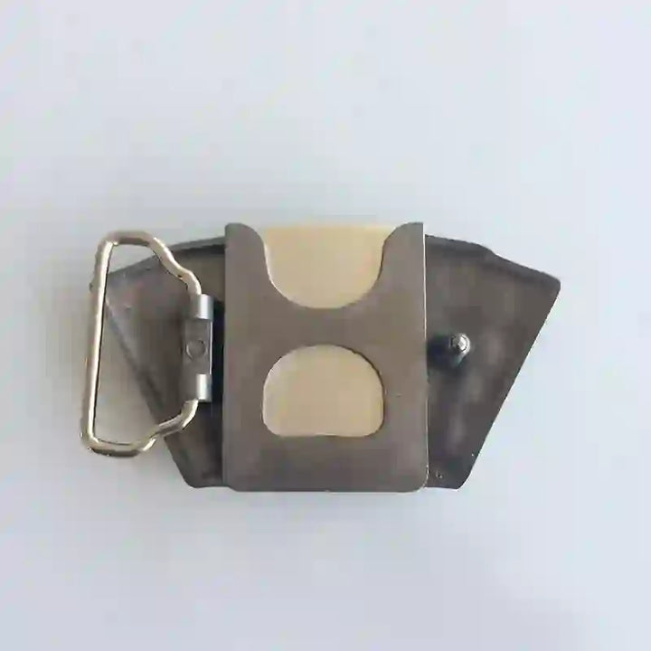 Lucky Poker DIY Verstecktes Messer Gürtelschnalle Feuerzeugschnalle Bull Ring Bundle Set