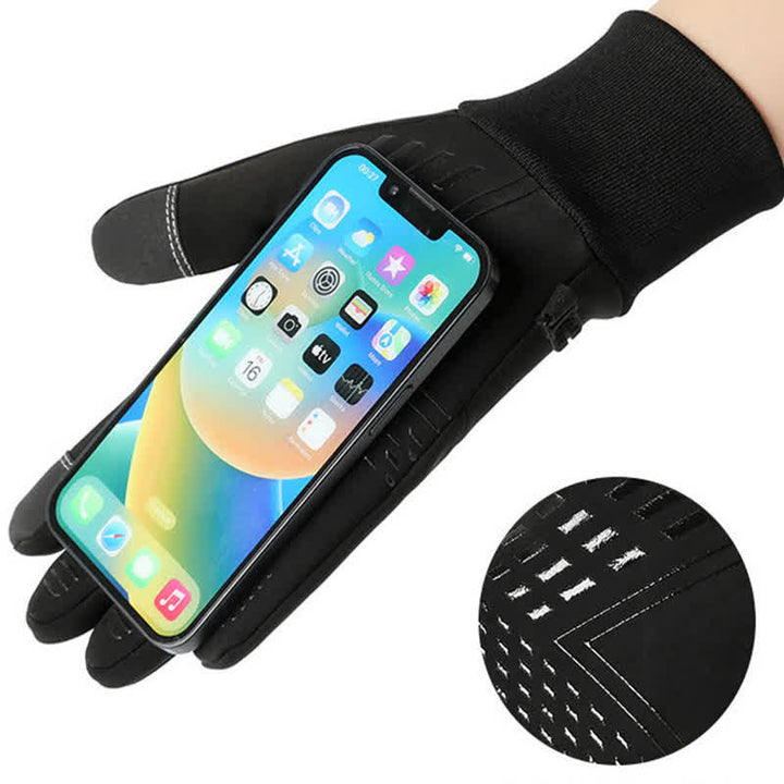 Kältebeständige Thermo-Sporthandschuhe mit Touchscreen