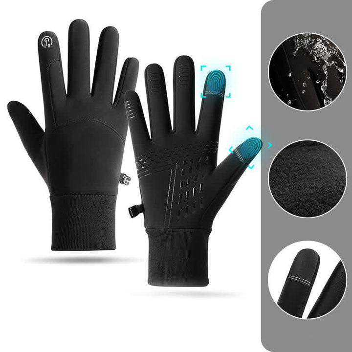 Kältebeständige Thermo-Sporthandschuhe mit Touchscreen