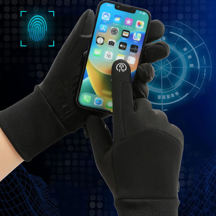 Kältebeständige Thermo-Sporthandschuhe mit Touchscreen