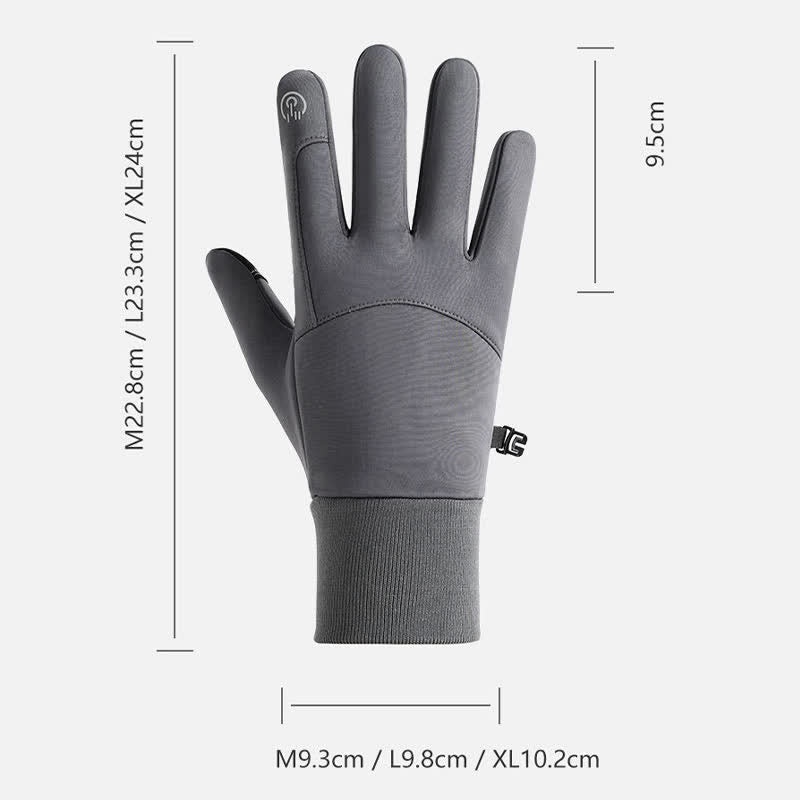 Kältebeständige Thermo-Sporthandschuhe mit Touchscreen