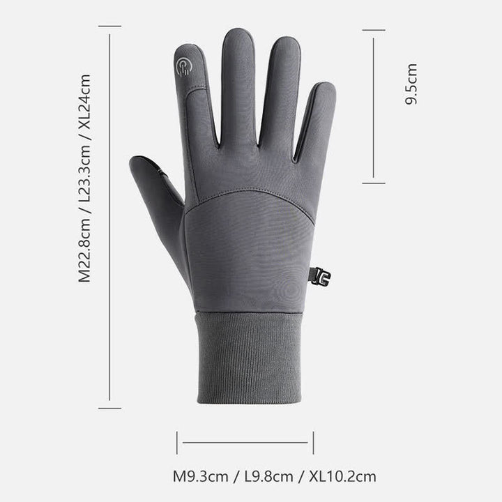 Kältebeständige Thermo-Sporthandschuhe mit Touchscreen
