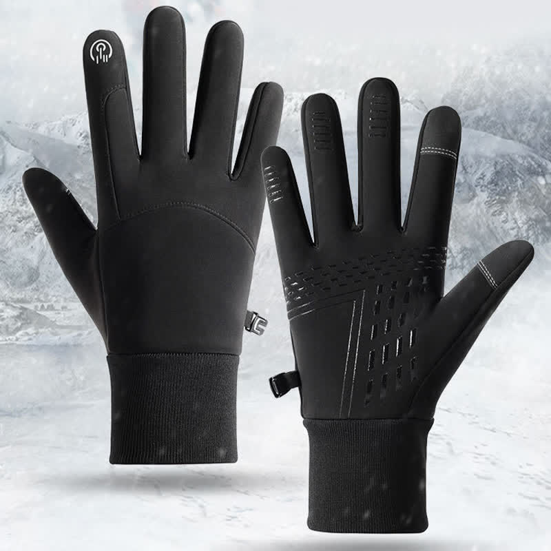 Kältebeständige Thermo-Sporthandschuhe mit Touchscreen