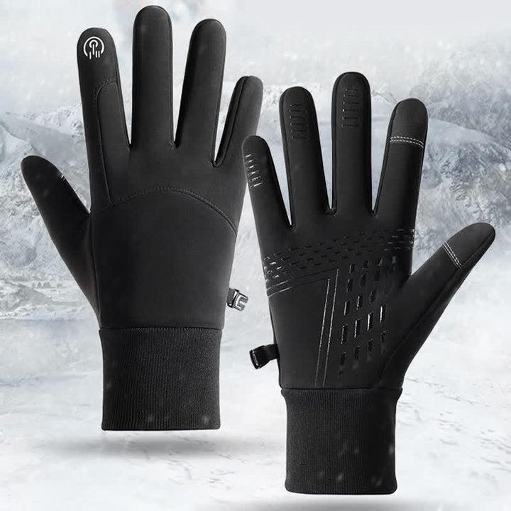 Kältebeständige Thermo-Sporthandschuhe mit Touchscreen