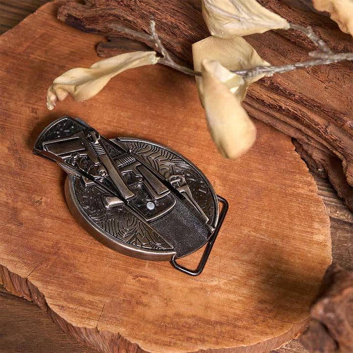 Doppelpistolen & USA-Flagge DIY verstecktes Messerschnallen-Bundle-Set