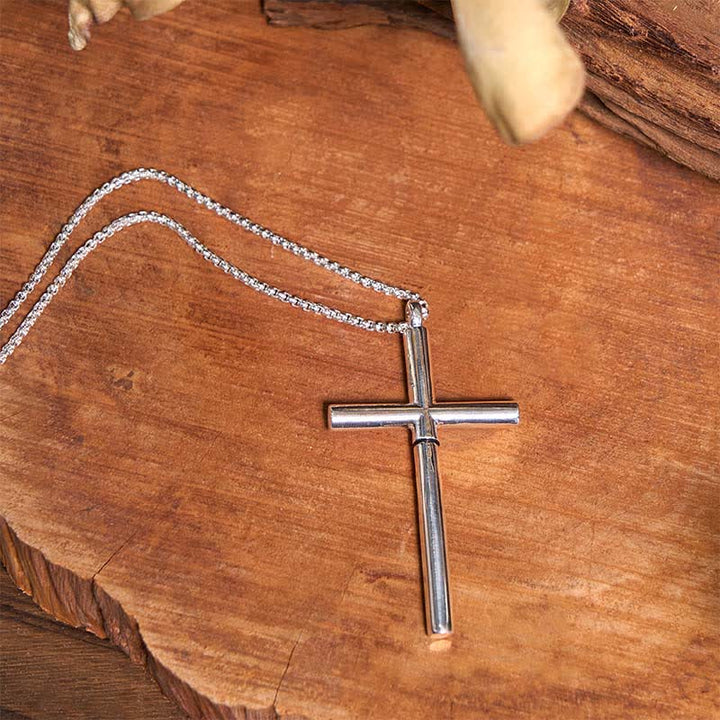 Heilige Bibel Feuerzeug Longhorn Bull Anhänger Kreuz Halskette Bundle Set