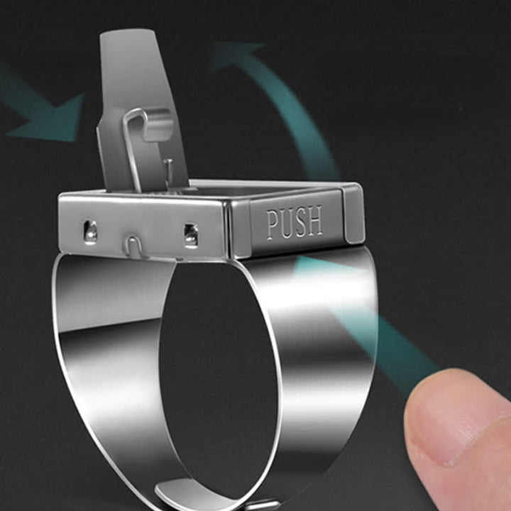 Multifunktionaler, versteckter Klingenverstellring