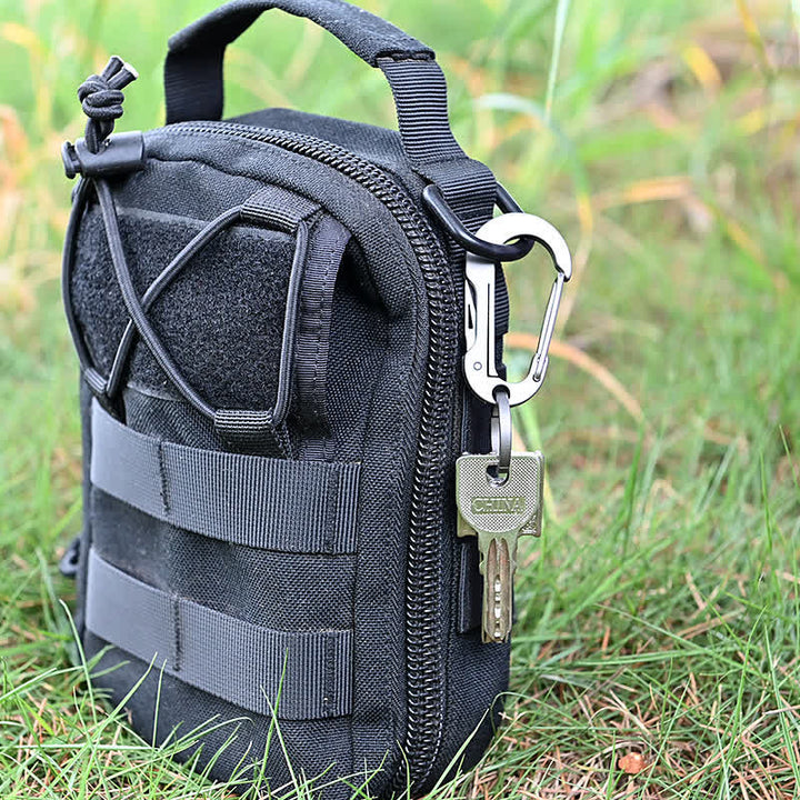 Klappmesser Taschenschneider Karabiner Schlüsselanhänger