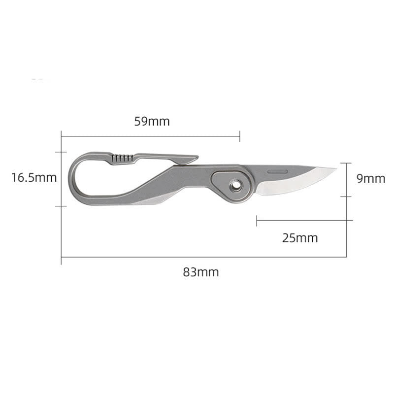 Titan Mini Klappmesser Box Cutter Schlüsselanhänger