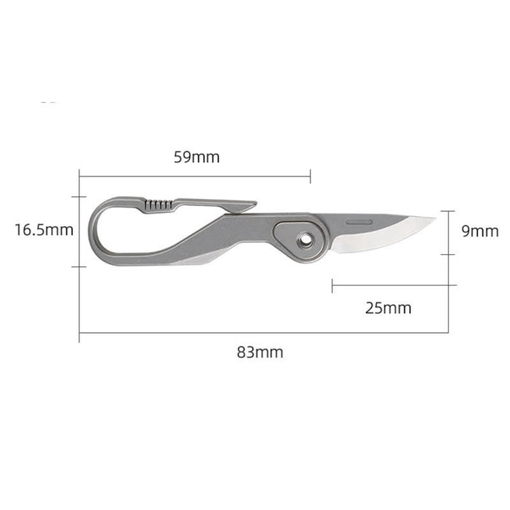 Titan Mini Klappmesser Box Cutter Schlüsselanhänger