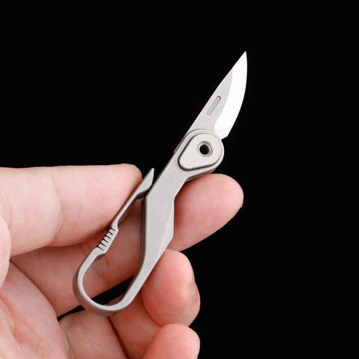 Titan Mini Klappmesser Box Cutter Schlüsselanhänger