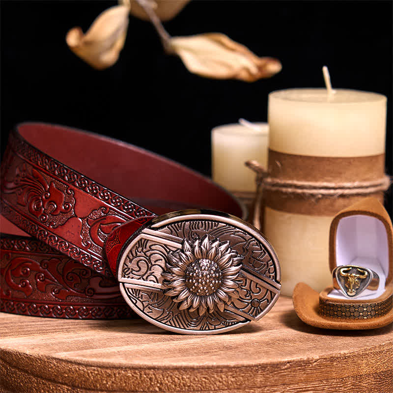 Funktionelle DIY Gürtelschnalle mit verstecktem Messer, Retro-Bullenring-Set