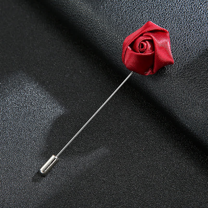 3-teiliges schwarzes Paisley-Ansteckblumen-Fliegenset für Herren