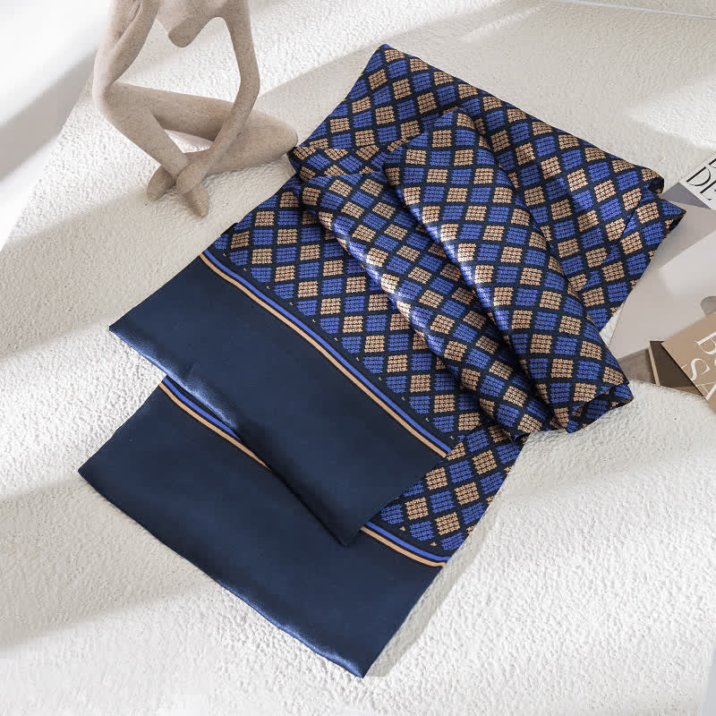 Dünner, langer Herrenschal aus reiner Seide mit Paisleymuster im Vintage-Stil