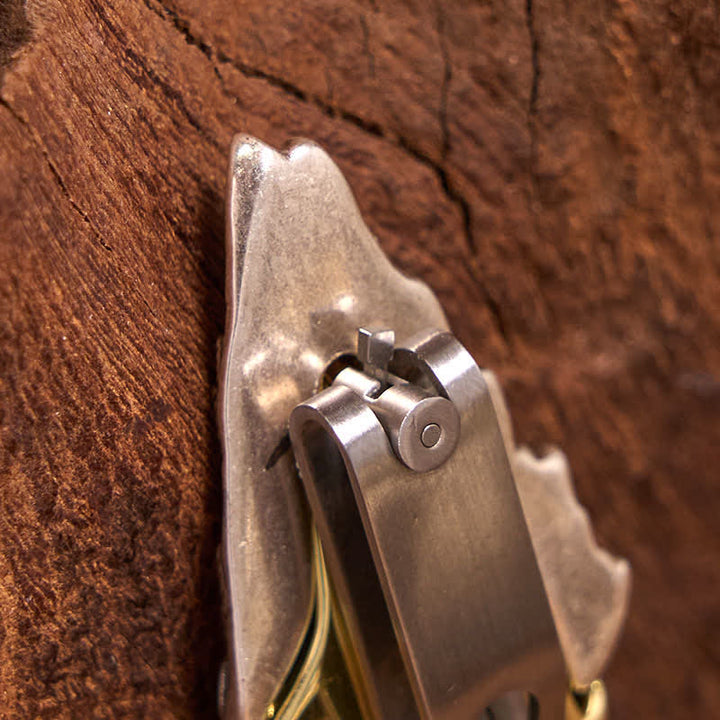 Adler DIY Verstecktes Messer Gürtelschnalle Feuerzeug Adler Versteckter Anhänger Bundle Set