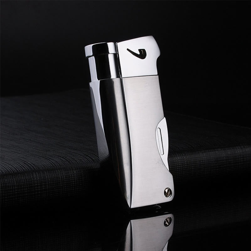 4 in 1 Pfeife Spezialwerkzeuge Oblique Fire Nachfüllbares Butanfeuerzeug