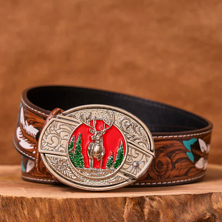 DIY-Ledergürtel für Herren mit verstecktem Klappmesser in Bergelch-Optik (Vorverkauf)