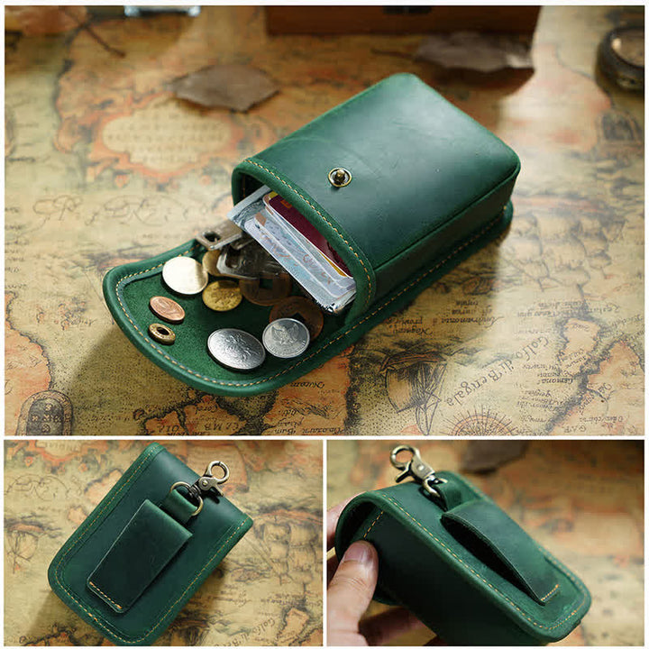 Mini-Geldbörse, Retro-Gürteltasche zum Aufhängen