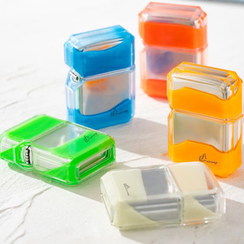 Cooles, fluoreszierendes, nachfüllbares Butanfeuerzeug mit Treibsand