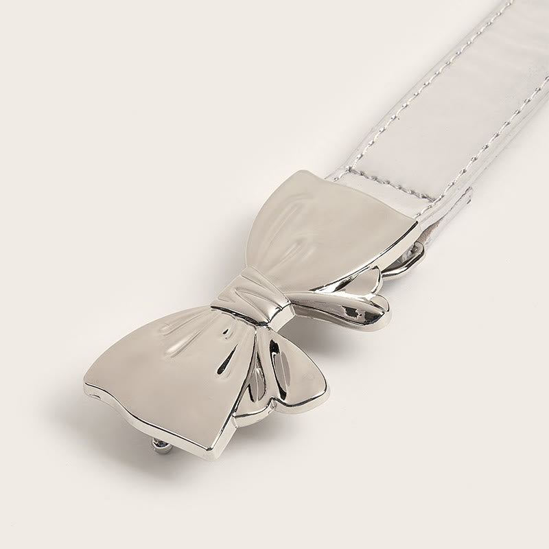 Damen-Taillengürtel mit Schleife und Schnalle