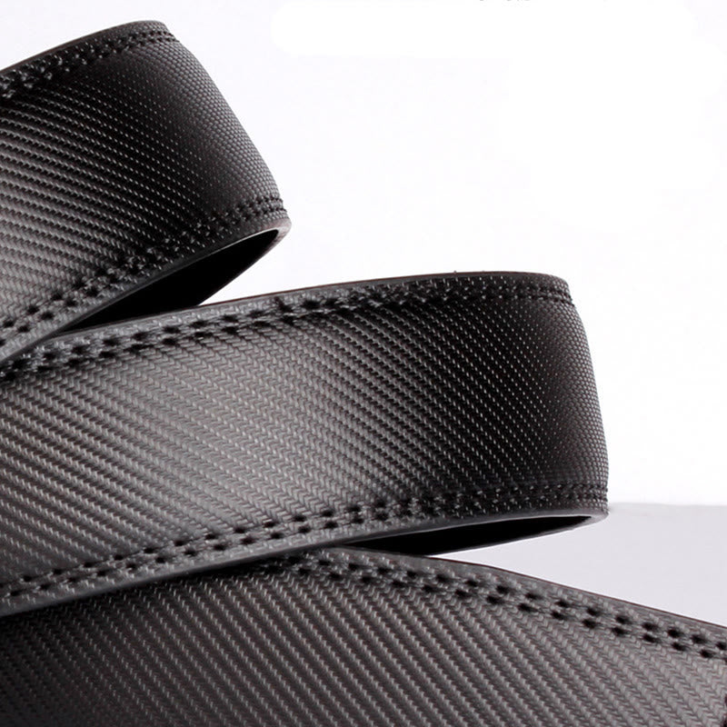 Herren Business-Gürtel aus echtem Leder mit Schieberatsche