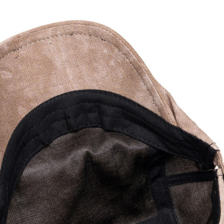 Stilvolle Baskenmütze aus Baumwolle mit Batikmuster für den Frühling