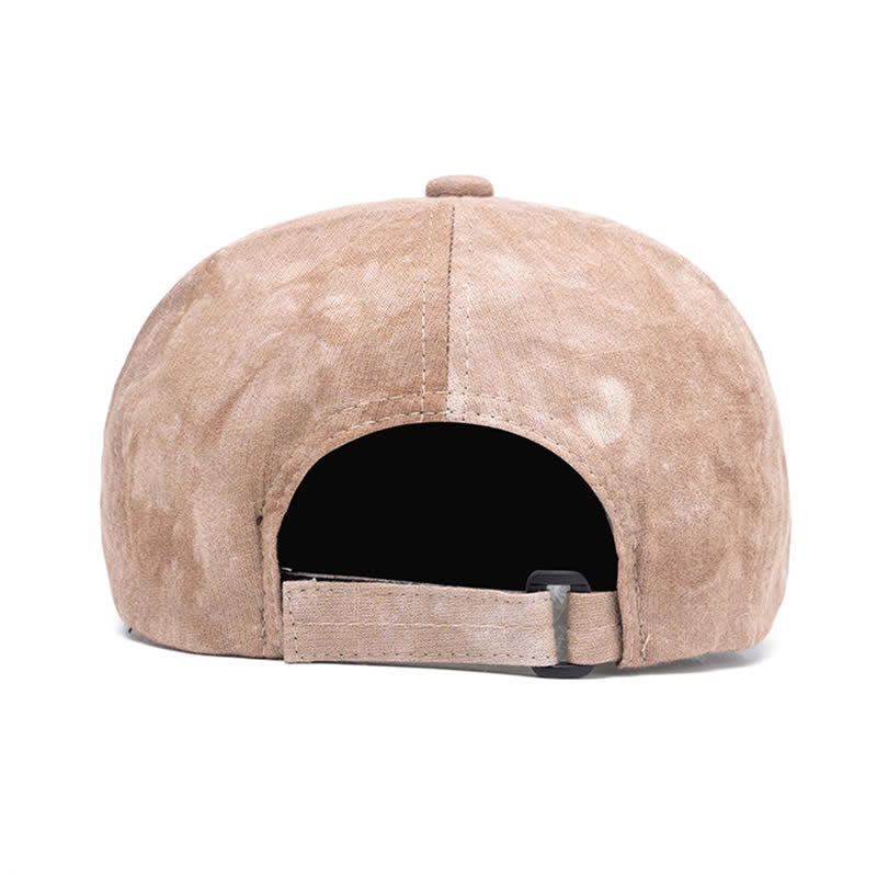 Stilvolle Baskenmütze aus Baumwolle mit Batikmuster für den Frühling